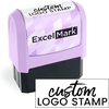 image:imageExcelMark Custom Signature Stamp  Vibrant Colors amp Patterns  Upload Your Own Image Black MountViolet Mount