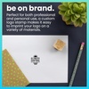 image:imageExcelMark Custom Logo Stamp  Personalized Wood Rubber Stamp  Upload Your Own Image 4x61x1