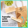 image:imageExcelMark Custom Logo Stamp  Personalized Wood Rubber Stamp  Upload Your Own Image 4x62x4