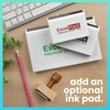image:imageExcelMark Custom Logo Stamp  Personalized Wood Rubber Stamp  Upload Your Own Image 4x62x4