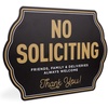 image:imageExcelMark No Soliciting Sign  10 x 75 WeatherResistant Sign Built for Outdoor Use  Place On Door No Yard StakeNo Yard Stake