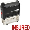 image:imageExcelMark INSURED Self Inking Rubber Stamp  Red Ink