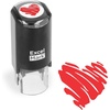 image:imageExcelMark Valentines Day Rubber Stamp Heart Stamp Red Ink